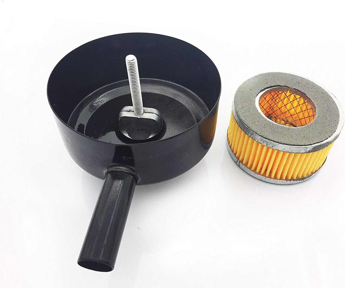 Silenciador filtro compresor aire 5pulg diametro