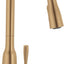 Grifo cocina arco alto desplegable dorado bronce