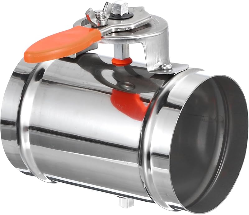 Control de aire conducto HVAC 4" acero inox ignífugo