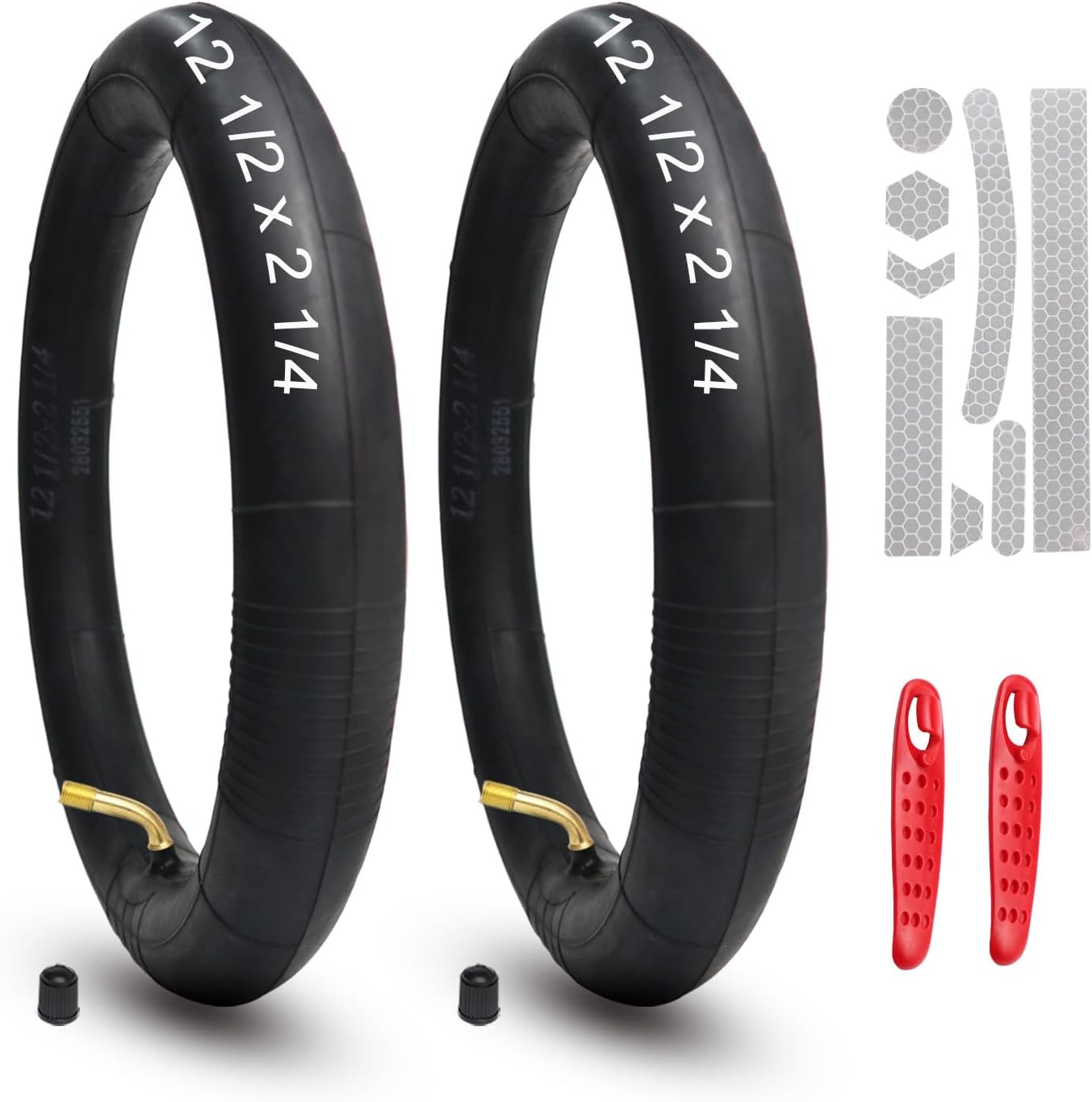 Tubo bicicleta resistente válvula curvada CR202