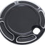 Cubierta puerta gasolina aluminio Billet negro Harley FLH 92-07