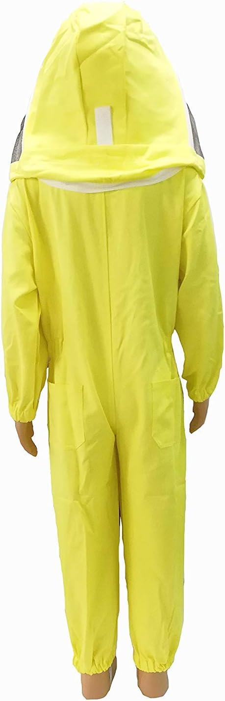 Traje apicultura niño algodón capucha ventilada Amarillo