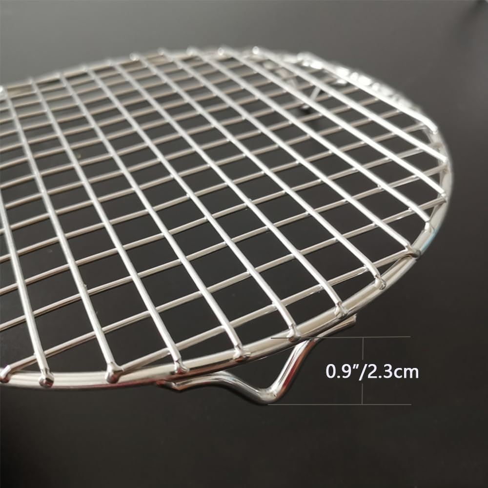 Rejillas acero inox 11pulg para barbacoa freidora