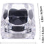 12 Cajas Regalo Anillos Cristal Acrílico Negro 1.8x1.8"