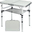 Mesa plegable aluminio 24x16" 3 alturas RV