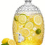 Dispensador bebidas plástico forma piña 2gal transparente
