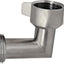Codo manguera RV acero inox GHT3/4 conector fácil agarre