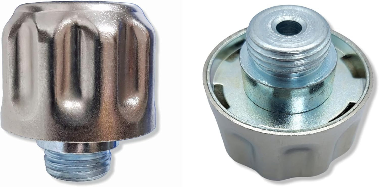 Tapa ventilación tanque hidráulico BSP 1/2pulg acero inox