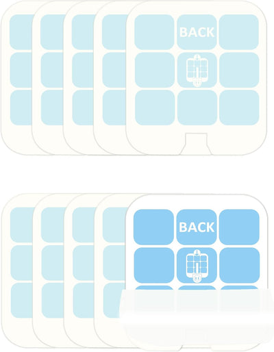 10 Pzas Tarjetas Adhesivas para Trampa Dynatrap y Safer Home