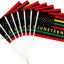 Banderas Juneteenth 8.5x5.5" 40 Uds decoración afroamericana