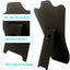 Soportes terciopelo negro 14pulg para joyas plegables set 6