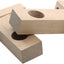 Soporte poste madera techo 4 Pzas diámetro 0.984"