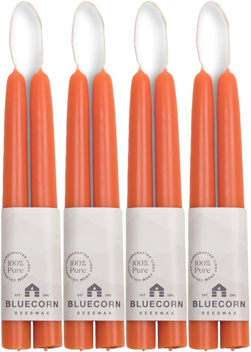 Pack velas cera abejas 100% pura 8 velas