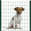 Cerca soldada PVC verde 48x25 16GA