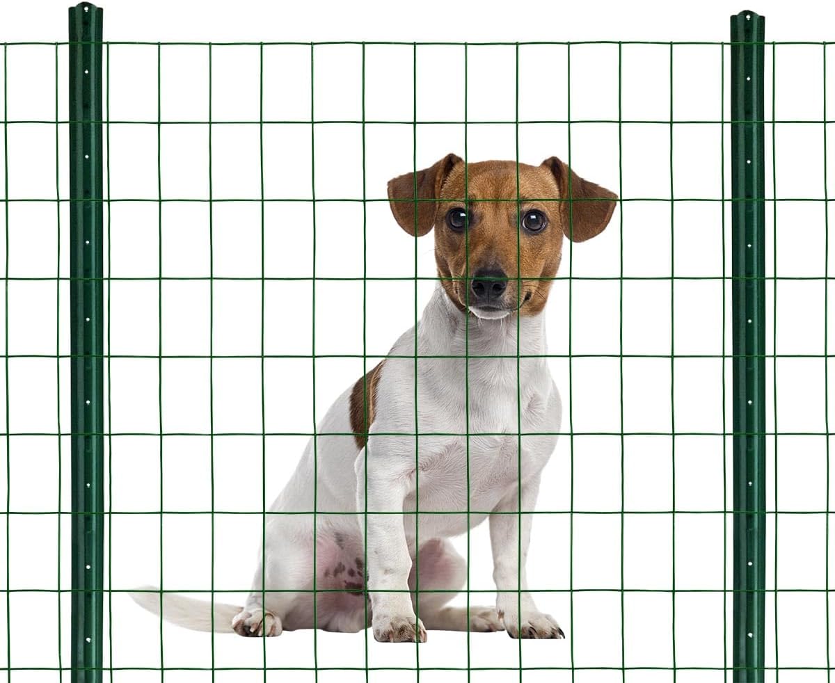 Cerca soldada PVC verde 48x25 16GA