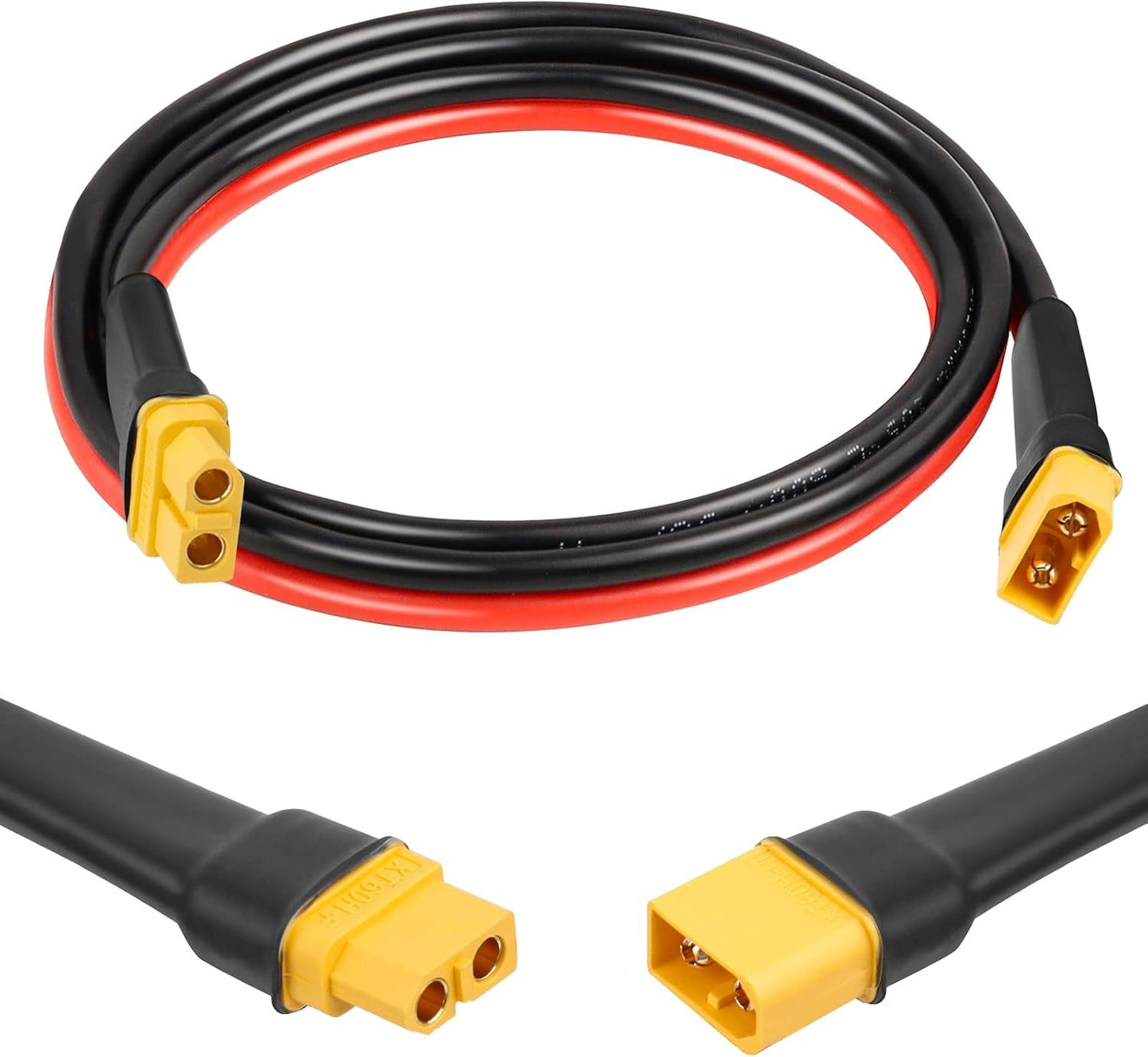 Cable XT60 3ft cobre estañado con conectores RC drones