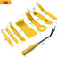 Kit 8 Pzas herramientas quitamolduras coche Amarillo