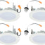 Set 4 adornos LED 4" regulable interior exterior