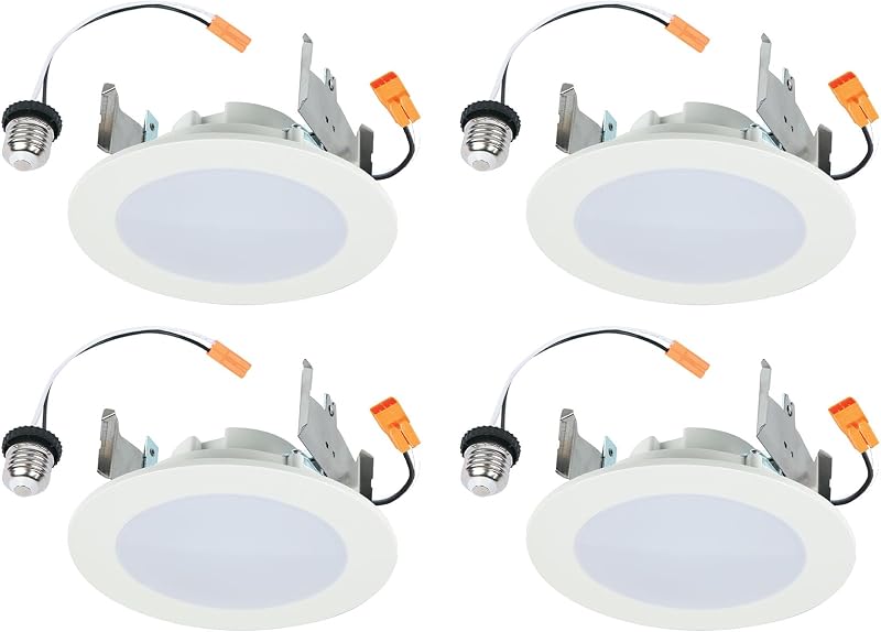 Set 4 adornos LED 4" regulable interior exterior