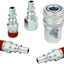 Kit accesorios aire 1/4pulg FNPT ARO con sellador