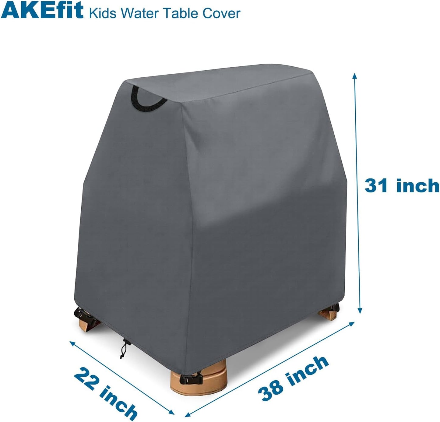 Funda mesa agua niños cubierta impermeable gris