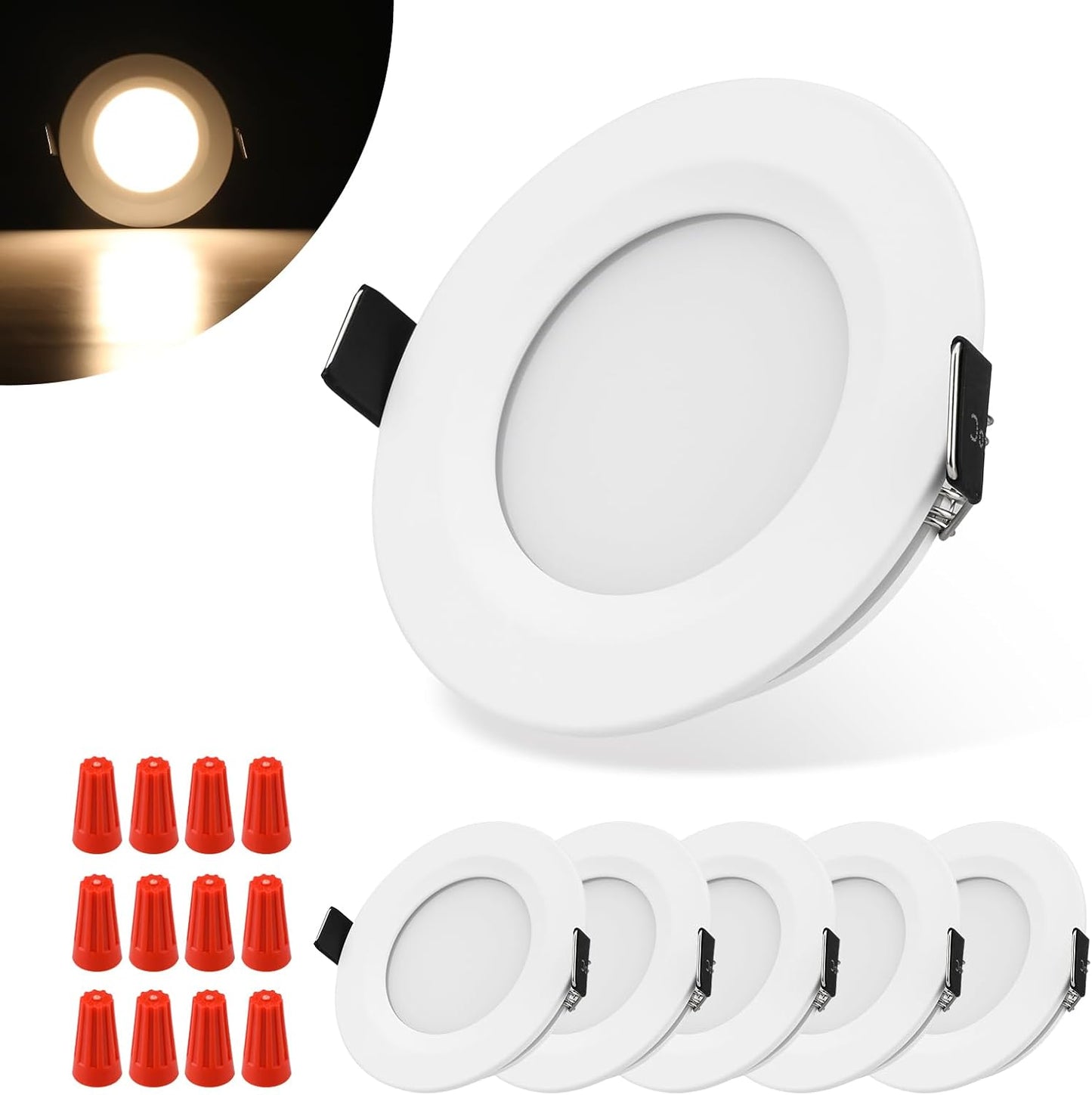 Luces techo RV barco 12V ultra-delgadas alto brillo