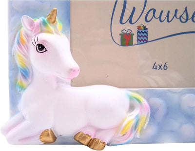 Marco fotos unicornio 6x4 pulg decoración hogar oficina