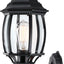 Lámpara exterior 16.8pulg metal vidrio E26 base