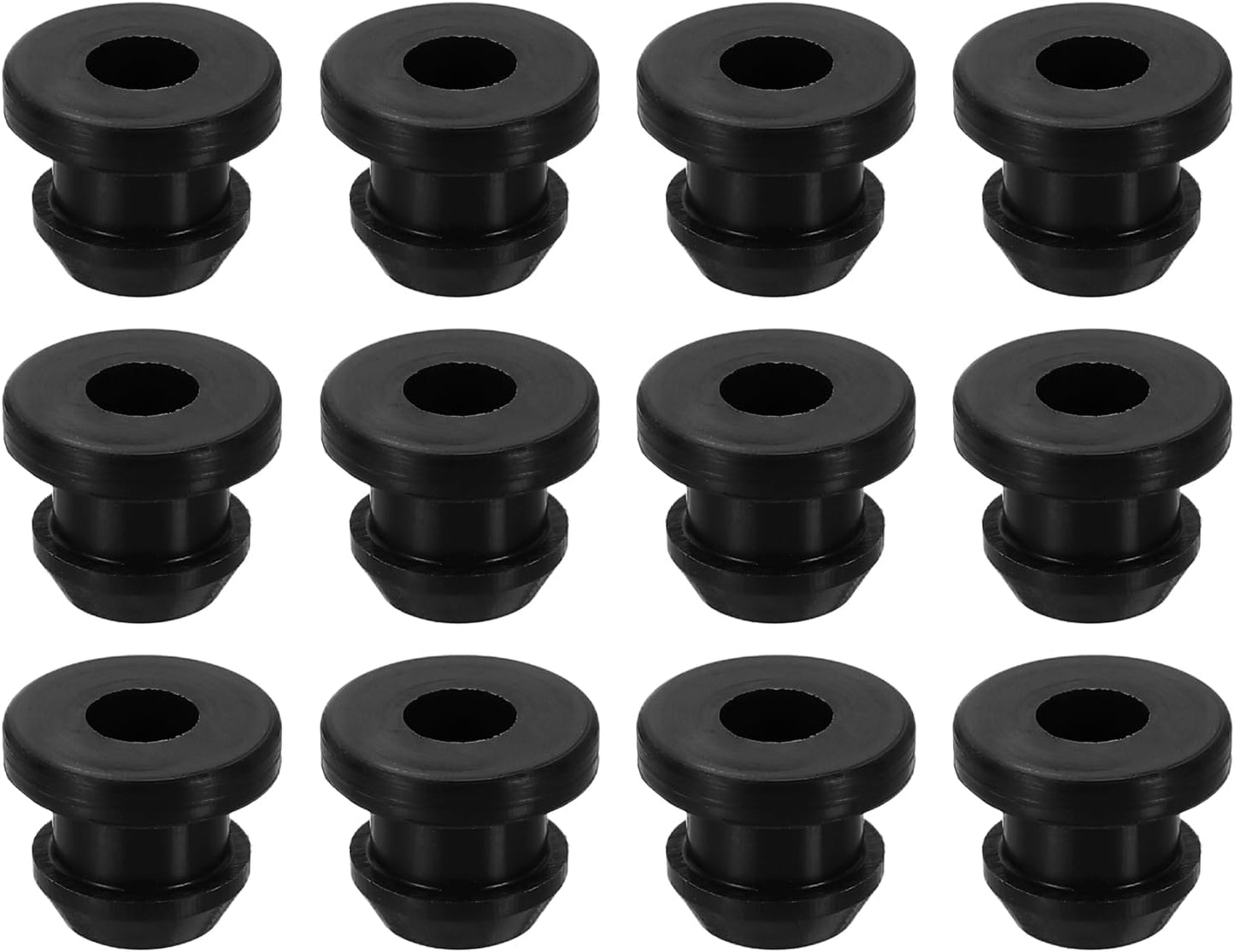 12 Ojales Goma Silicona para Agujero 0.28"