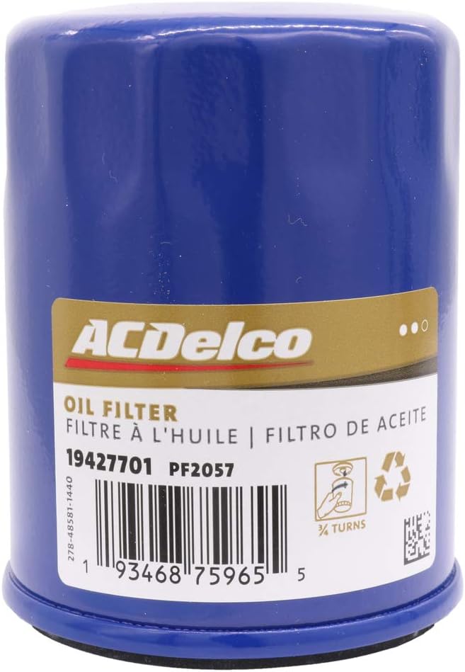 Filtro aceite motor color dorado PF2057
