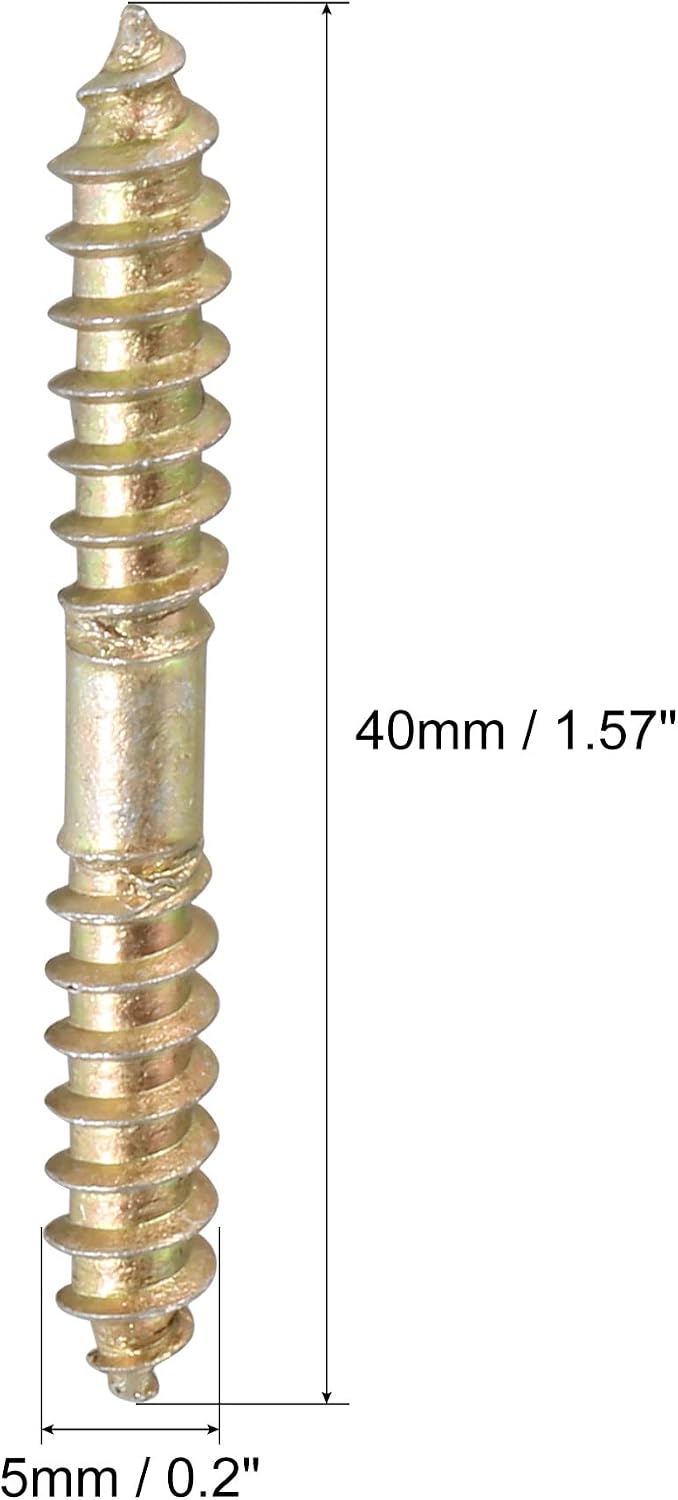 Pernos suspensión madera 0.197x1.575pulg