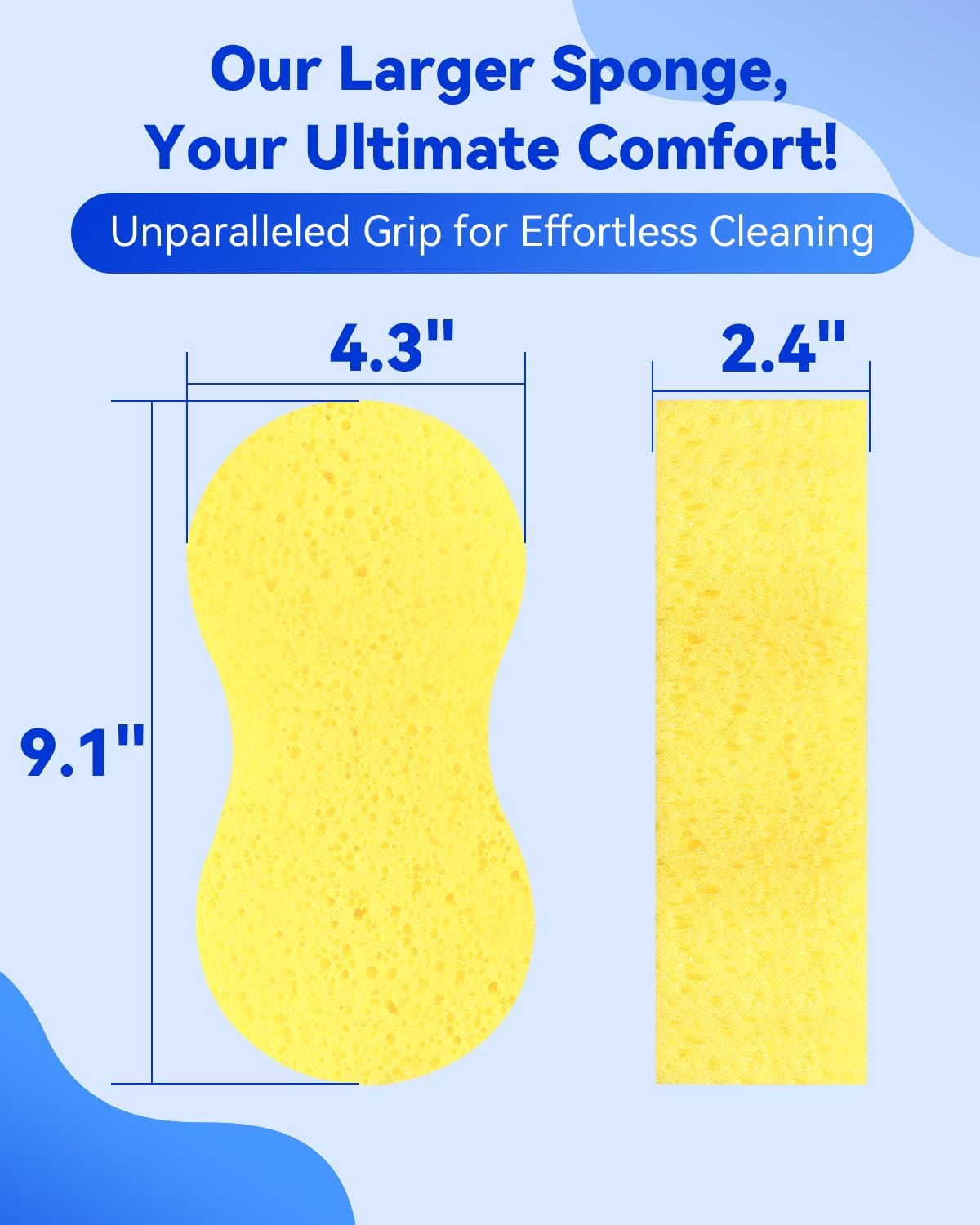 Esponjas multiusos para limpieza hogar cocina baño 3 pzas