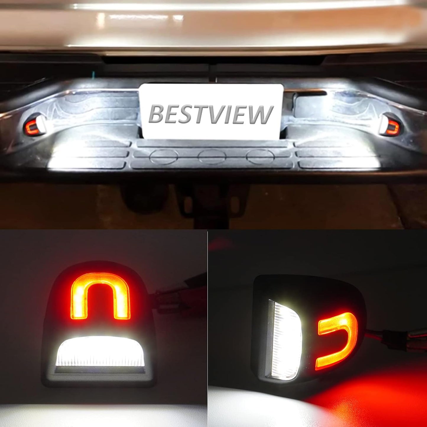Lámparas LED rojas forma U para Chevy Silverado GMC 2 Pzas