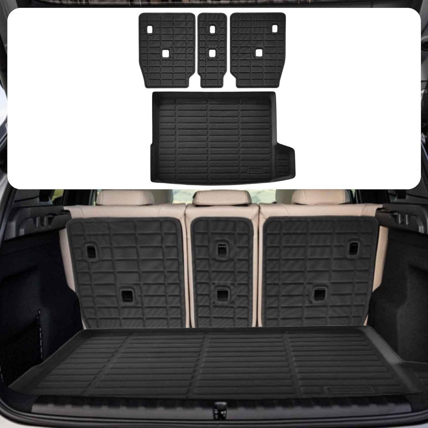 Tapete carga BMW X1 23-25 maletero asiento trasero