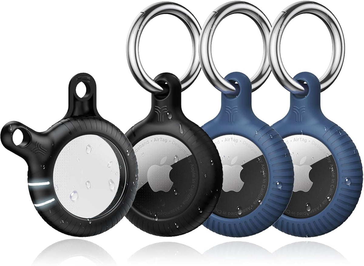4 Soportes AirTag antiarañazos para mascotas y niños