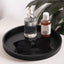 Bandeja baño silicona organiz. cocina decoración mesa negro