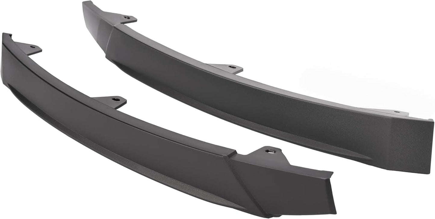 2 Cenefas Parachoques Delantero Chevy Impala 14-20 Negro