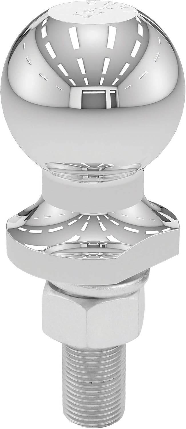 Bola enganche cromada para remolque 3500lb 2"