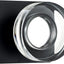 Pomos puerta vidrio paso interior negro mate