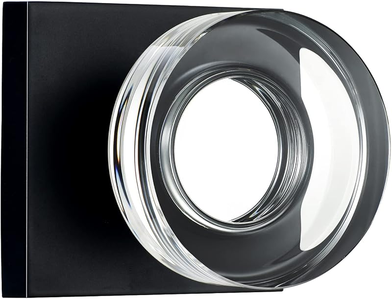 Pomos puerta vidrio paso interior negro mate