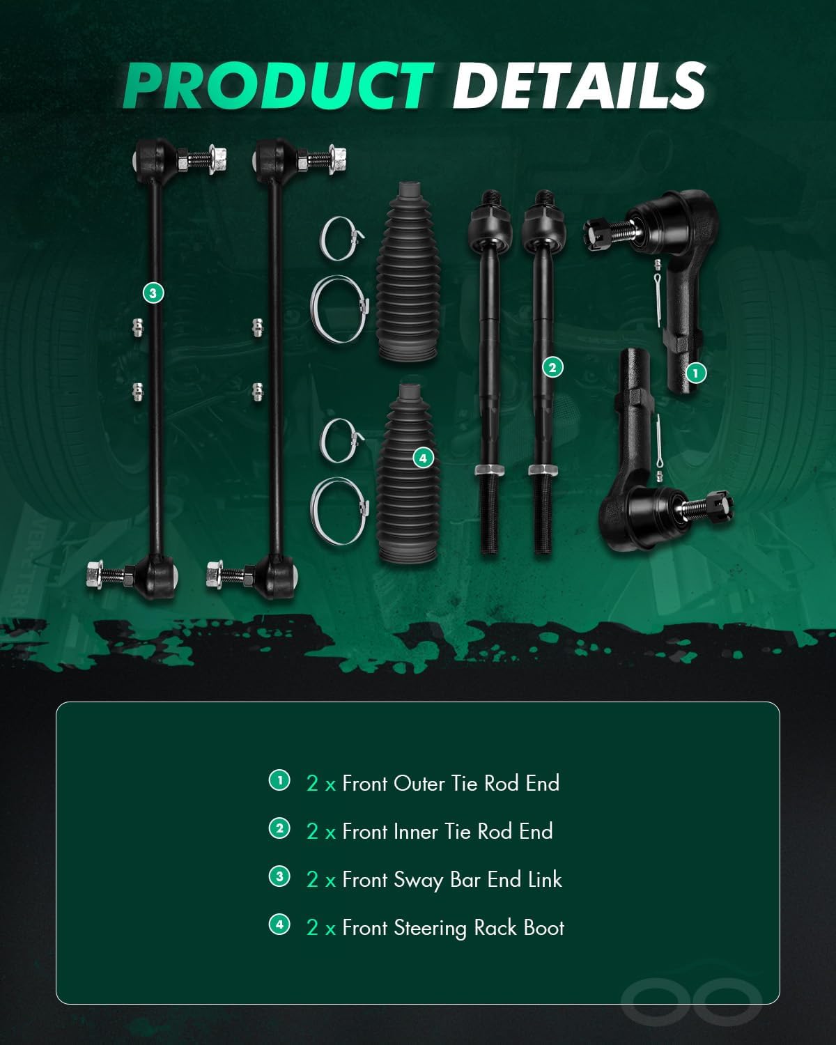 Kit suspensión delantera Chevy Traverse 09-17