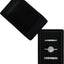 Caja terciopelo italiano para anillos compromiso boda negro