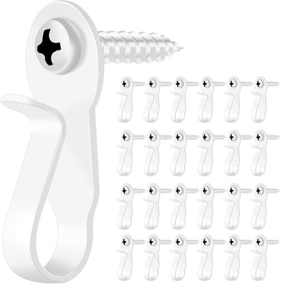 Ganchos luz acero inox para cadena exterior set 12