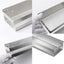 Organiz. ducha acero inox 12" pared