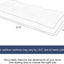 Cojín columpio impermeable 36x14" resistente