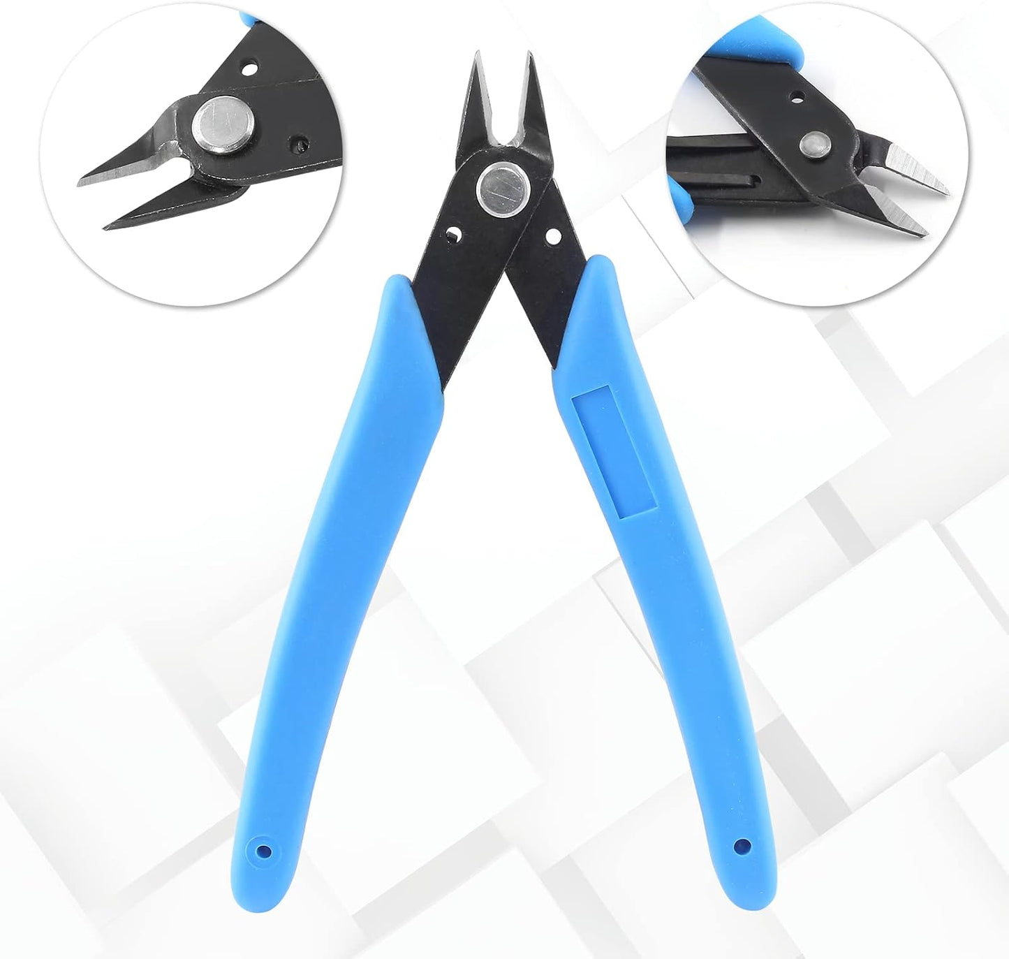 3 Pzas Cortadores Alambre 5pulg Azul Claro para Impresora 3D