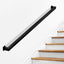 Barandilla escalera pasamanos metal negro hierro forjado