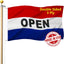 Bandera abierta 3x5 poliéster doble cara 3 capas