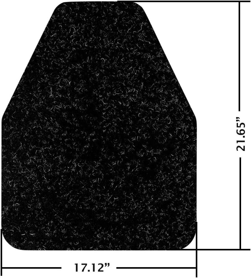 Alfombrillas orinales 12 pzas antiderrap negras