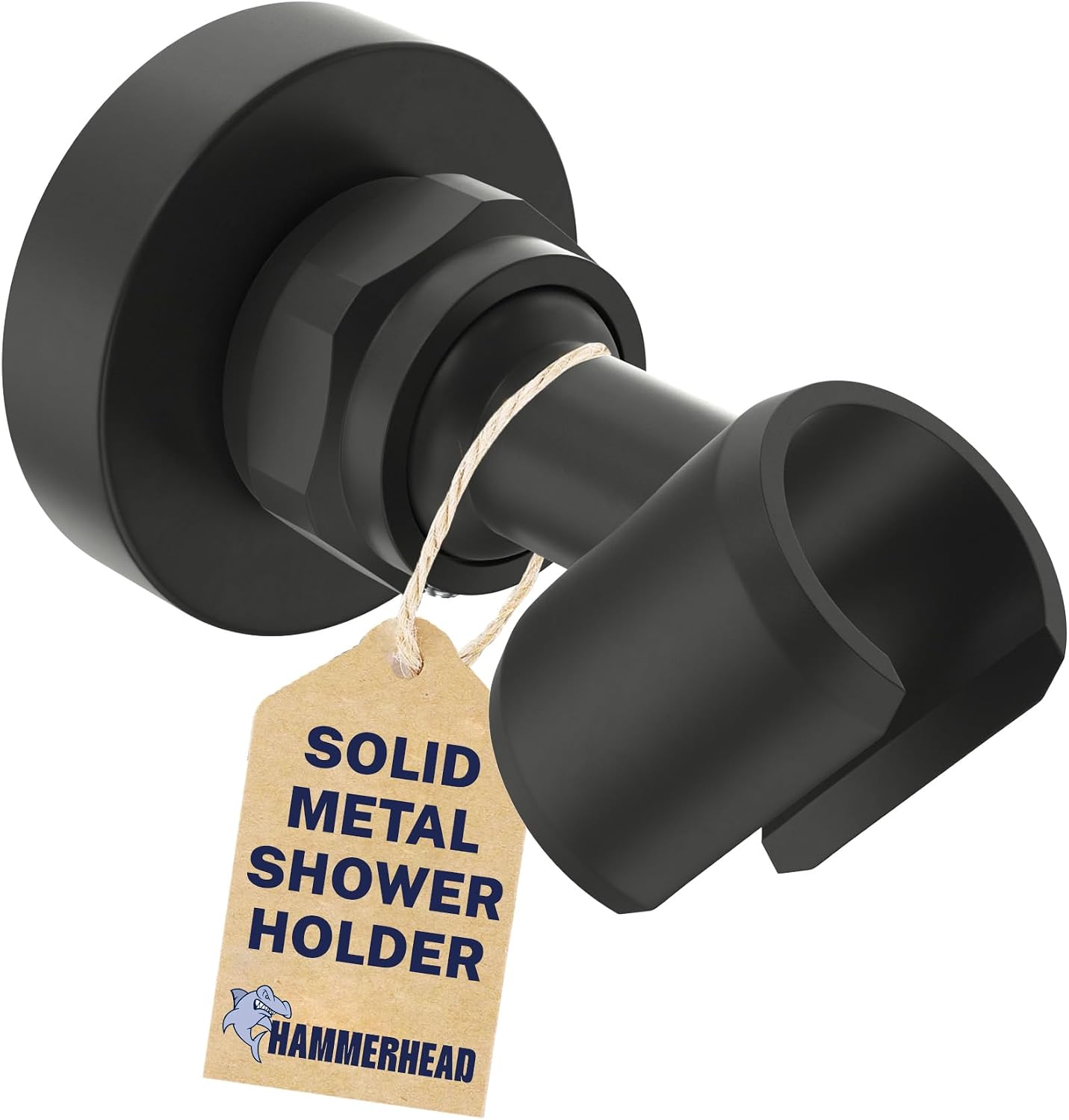 Soporte pared cabezal ducha metal bola pivotante ajustable